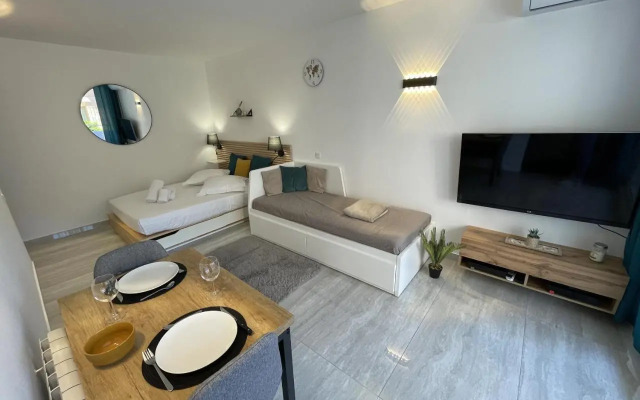 Chaleureux studio, 200m de la plage, parking, wifi