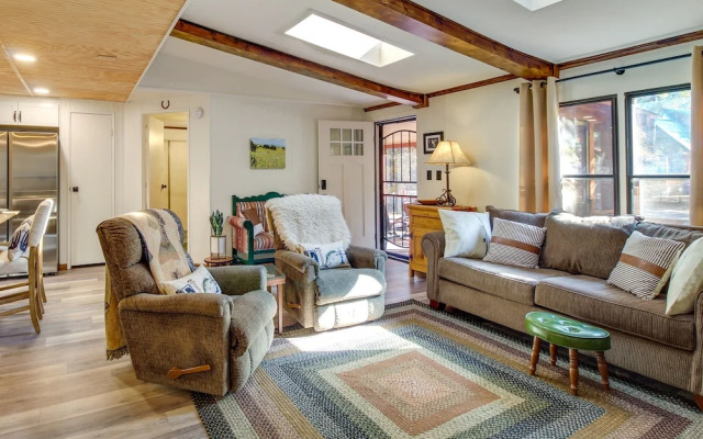 Pinetop-lakeside Cabin Rental: Porch & Fire Pit!