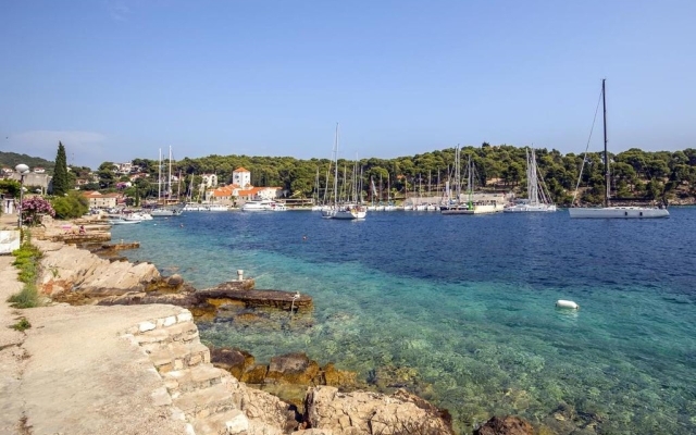 Holiday house Sunce - relaxing & quiet: Maslinica, Island Solta