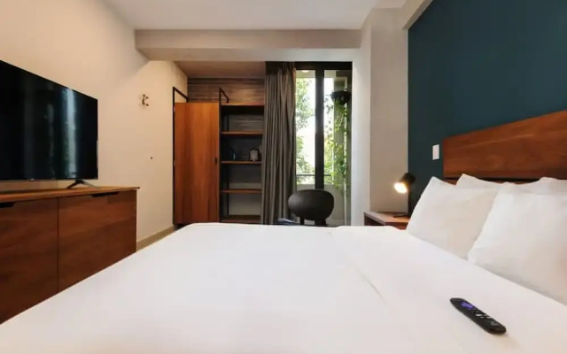 w Majestic 1BR w Balcony in Cuauht moc