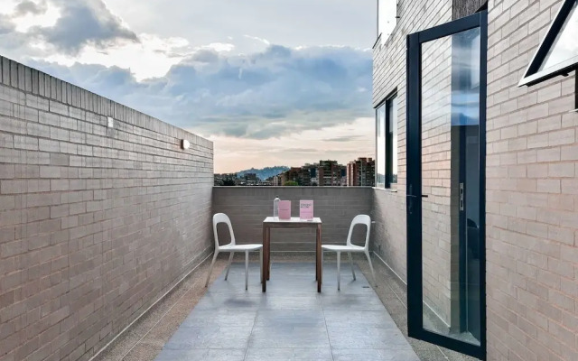 w Splendid Loft w Perfect Terrace in Usaquen