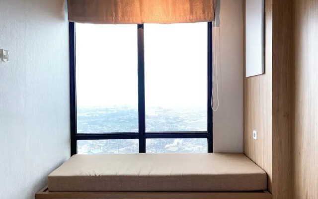 Wooden Style Studio At Lrt City Bekasi Apartment