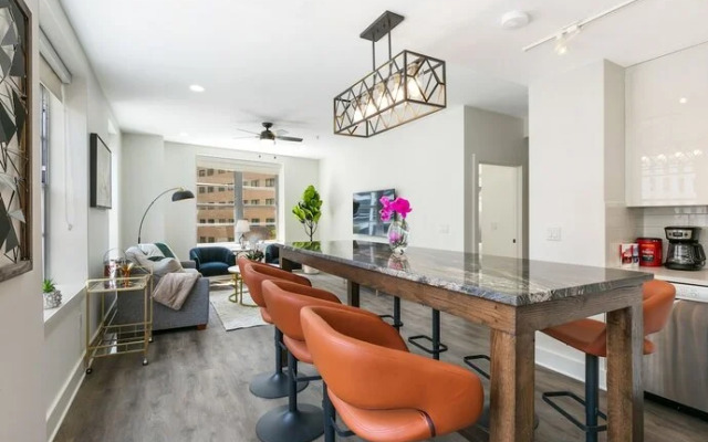 Chic 4BR Condo in California Building