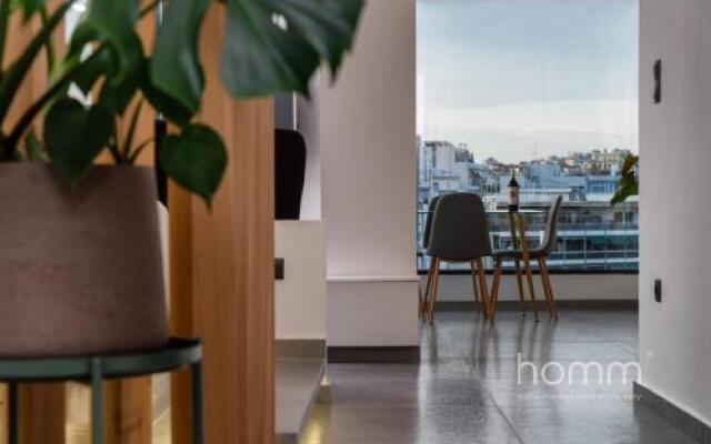 59m homm Loft Penthouse with Acropolis View 2ppl