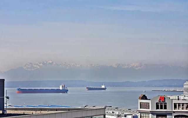 Waterfront Modern Studio Rooftop Views