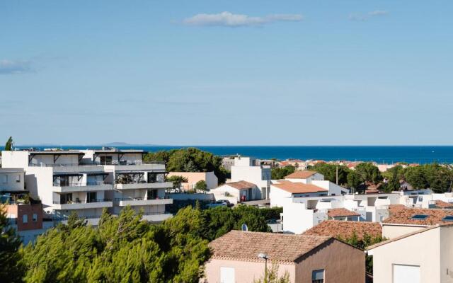 VC9 Pavillon T3 rénové Magnifique Vue Clape NARBONNE-PLAGE