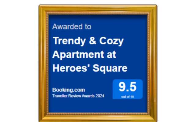 Trendy & Cozy Apartment at Heroes' Square