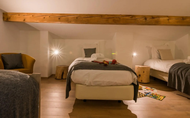 Stylish apartment in charming Megève, 1,5 km. from ski slope