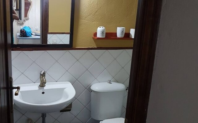 Little House With Fireplace And Terrace In Natural Environment