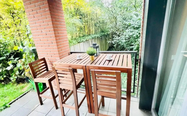Chic one bedroom with parking&terrace