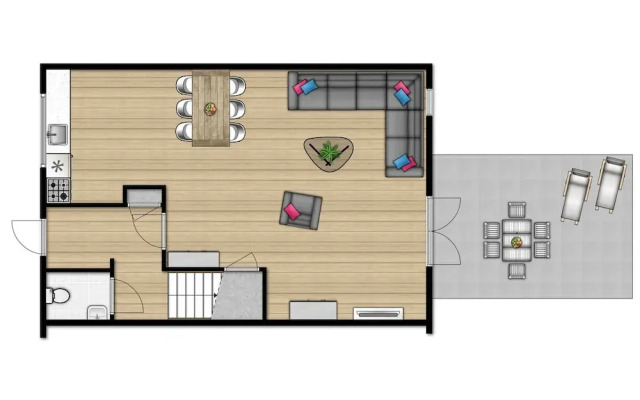 Semi-detached Holiday Home With Wifi, Near the Beach