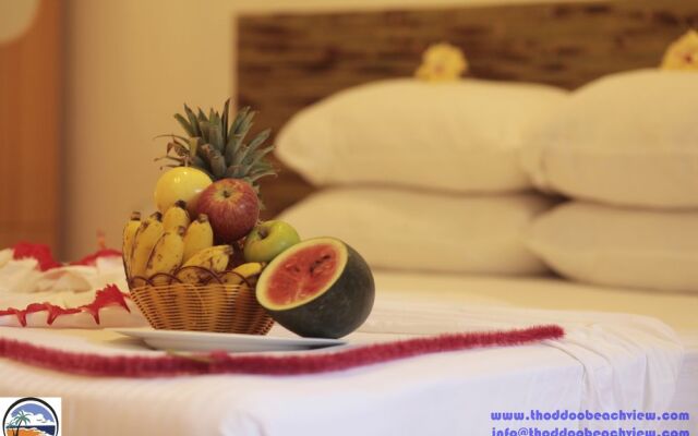 Thoddoo beach view Maldives
