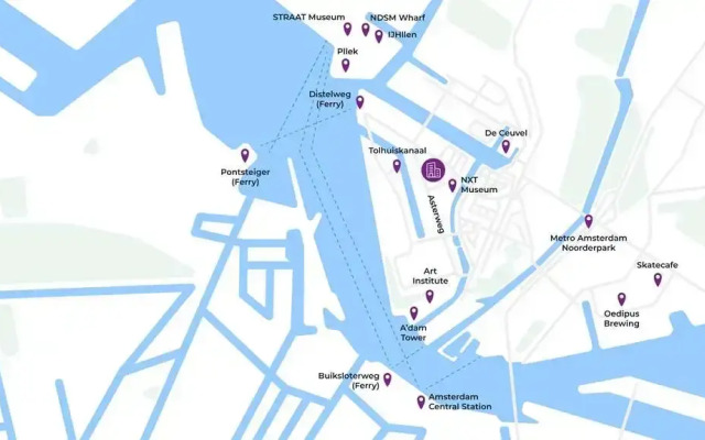 Sleep in the center of Amsterdam