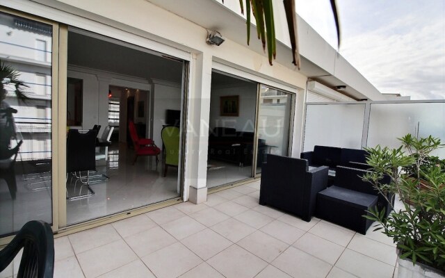 Vaneau agréable 3P sur la croisette, spacieuse terrasse