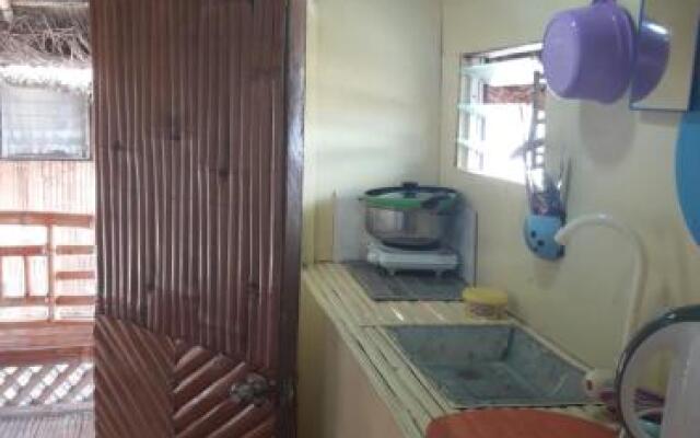 Bamboo village on the beach