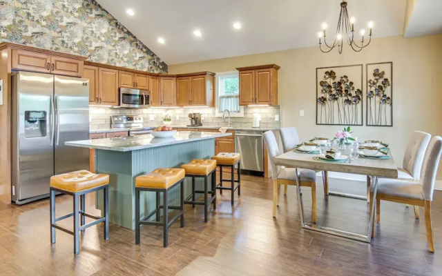 Walk to Dtwn Waynesville: Home w/ Deck!