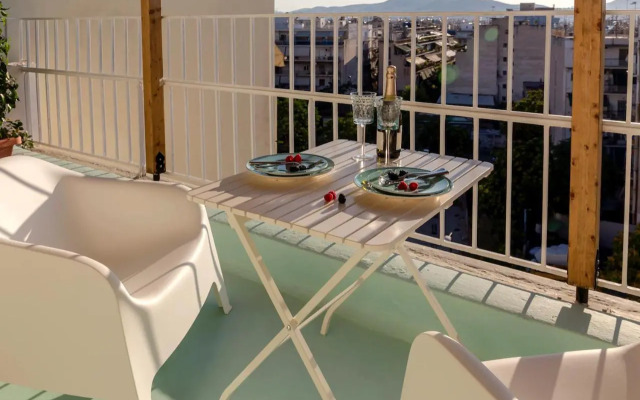 BLUE and WHITE apartment vipgreece