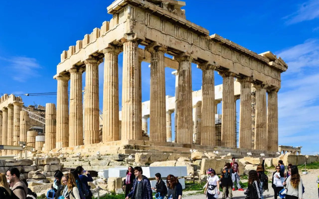 Acropolis amazing balcony view 3 minutes walking to the museum