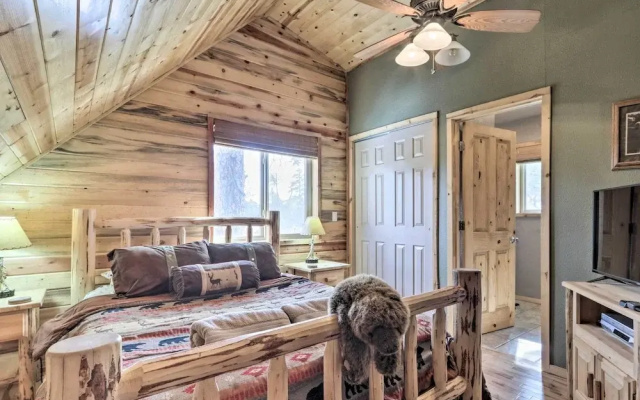 Fire Pit + Game Room: Heber-overgaard Cabin!
