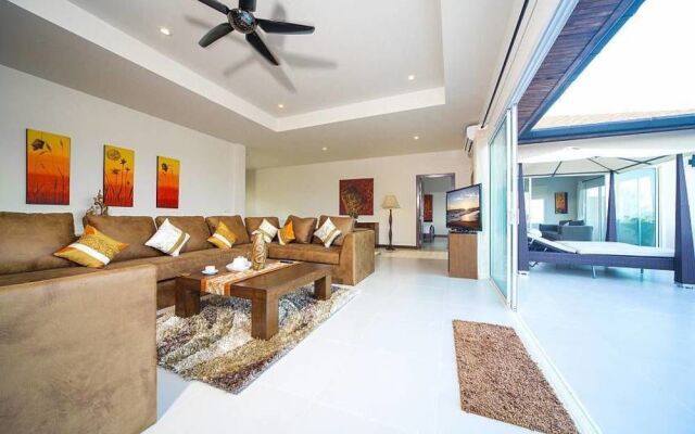 View Peche Villa 8 Bed 180 Degree Views across the Andaman Sea