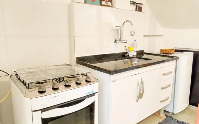 Casa de Tijolinho com Netflix e estacionamento