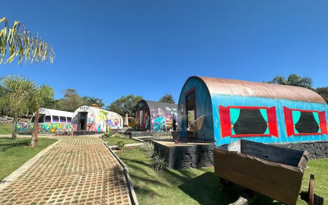 Cabana temática hipster