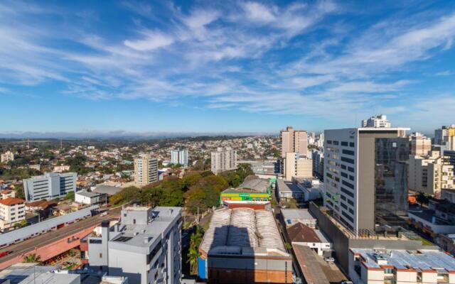 Pôr do sol 18º andar vista da cidade CENTRAL, Garagem NOVO