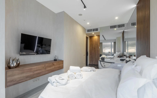 There is an apartment on the 1st Krasnogvardeisky passage