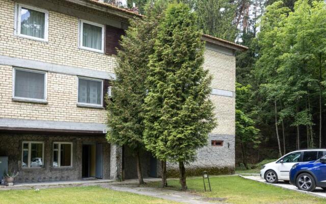 Family-friendly 2 rooms apartment with view to a forest