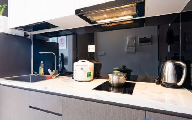 MIN' Apartment - Rivergate Residence Downtown BUI VIEN - FREE POOL – Kitchen – Ho Chi Minh City