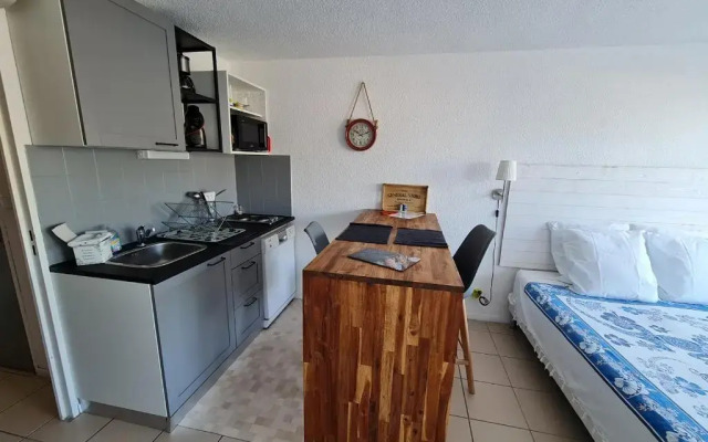 Studio 43 climatisé terrasse vue mer