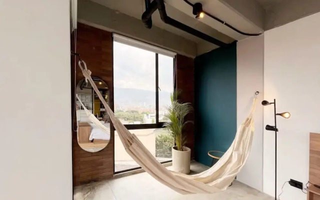 Trendy Loft With Balcony in Laureles
