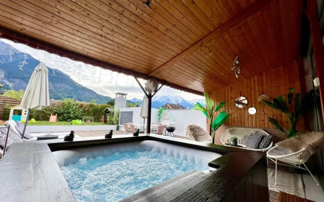 Rooftop 1 - Jacuzzi privé au pied du Monte-blanco