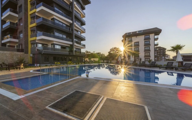 Flat With Shared Pool Hammam and Sauna in Alanya