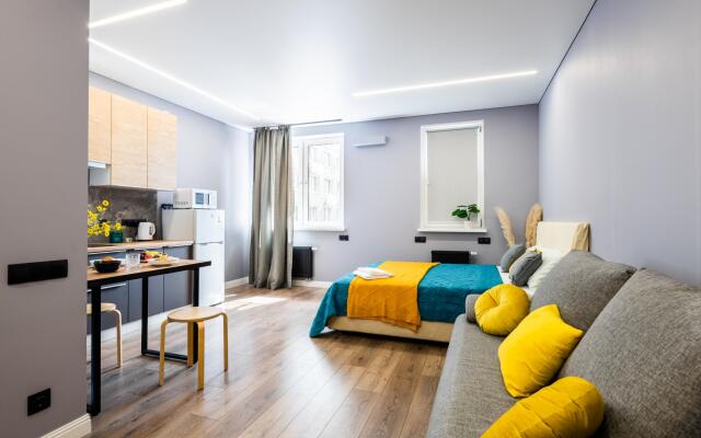 Sunmarine apartments (Санмарин апартментс) на улице Анны Ахматовой