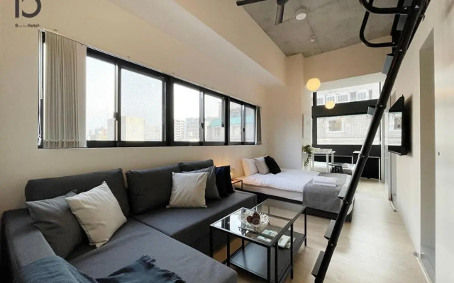Contemporary 1BR apt few mins walk to peace park room wifi available – Guest Rooms – Hiroshima