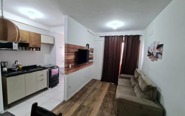 Apartamento na Praia Martim de Sá com linda vista