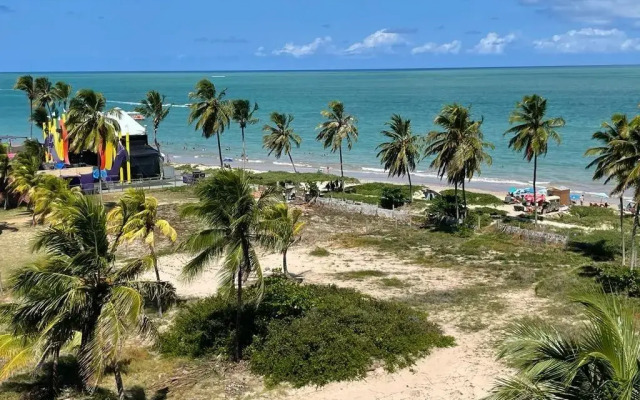 Pé na areia em Ponta de Campina, Paraíba