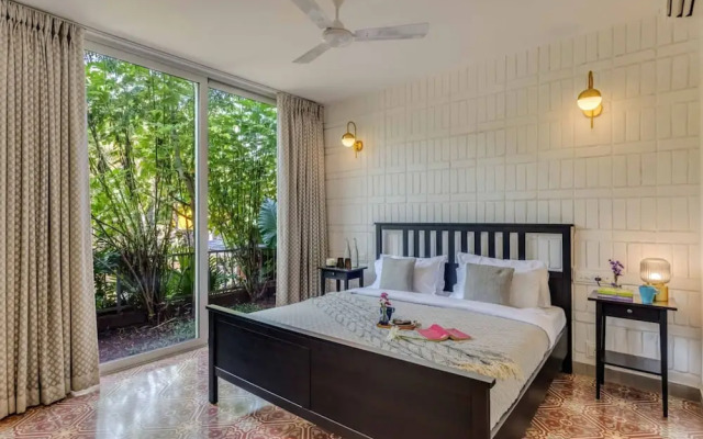 Stylish 2BR w Pool Near Candolim and Coco Beach