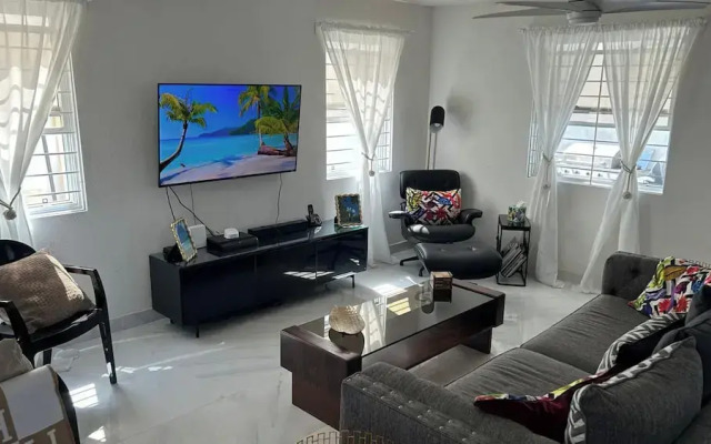 Kick back and relax in this calm, stylish space