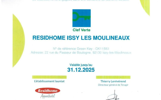 Residhome Paris Issy-les-Moulineaux
