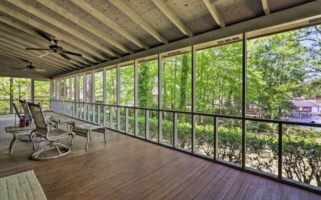 Lakefront Milledgeville Cabin: Private Dock, Porch