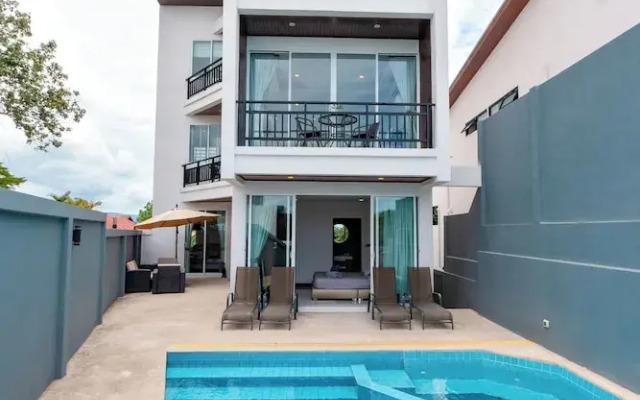 Sea View Front&Back Pool Near Beach V240