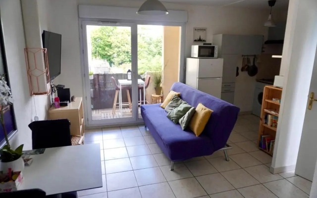 Studio dans résidence avec piscine