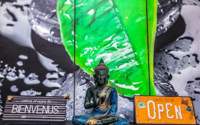 Un jardin dans la falaise