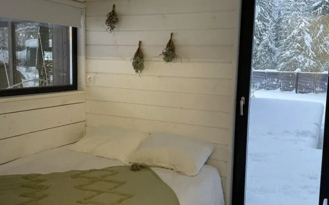 Fabulous chalet in a coniferous forest