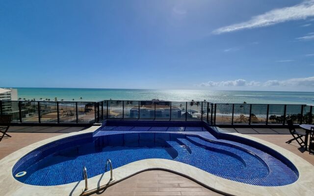 Apê Vista Mar, Piscina & Academia P811