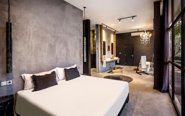 Loft Volcano by Alfred in Bali - Stylish 2 BR Loft w Pool Garden Ricefields View – Guest Rooms – Ubud