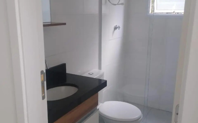 Ubatuba - Apartamento com Churrasqueira e Piscina