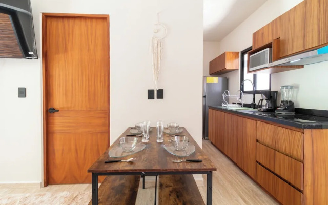 Apt with Private Rooftop Tulum 2 BR